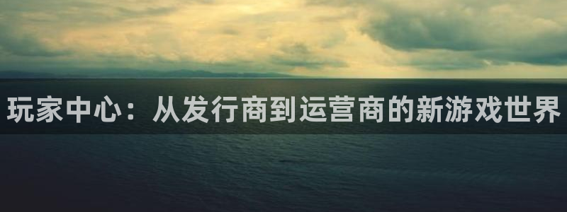 天辰测绘有限公司：玩家中心：从发行商到运营商的新游戏世界