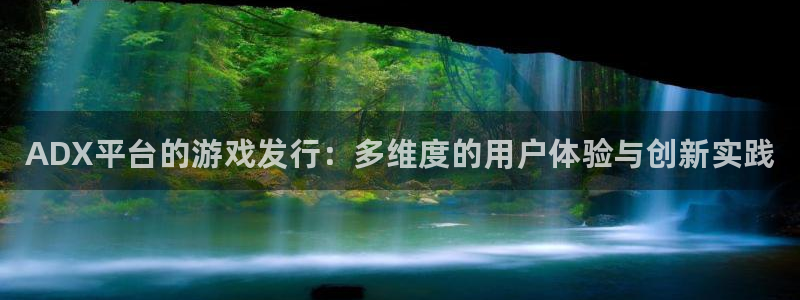 天辰平台测速登录失败：ADX平台的游戏发行：多维度的用户体验与创新实践