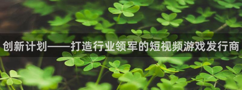 天辰平台网：创新计划——打造行业领军的短视频游戏发行商