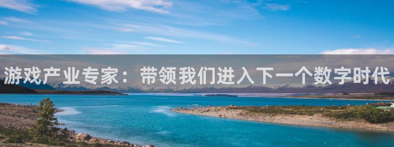 天辰娱乐平台是黑网吗知乎：游戏产业专家：带领我们进入下一个数字时代